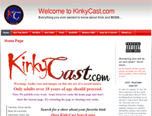 Tablet Screenshot of kinkycast.com